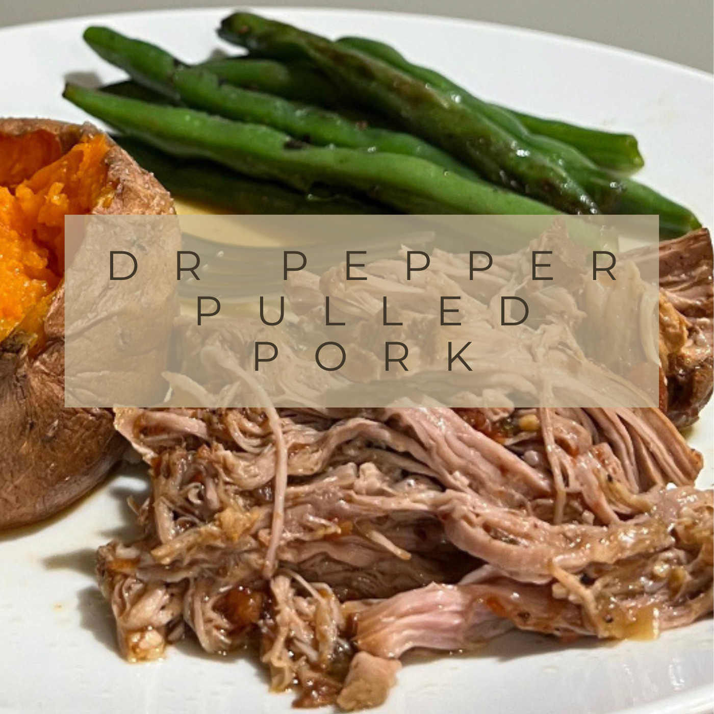 Dr Pepper Pulled Pork