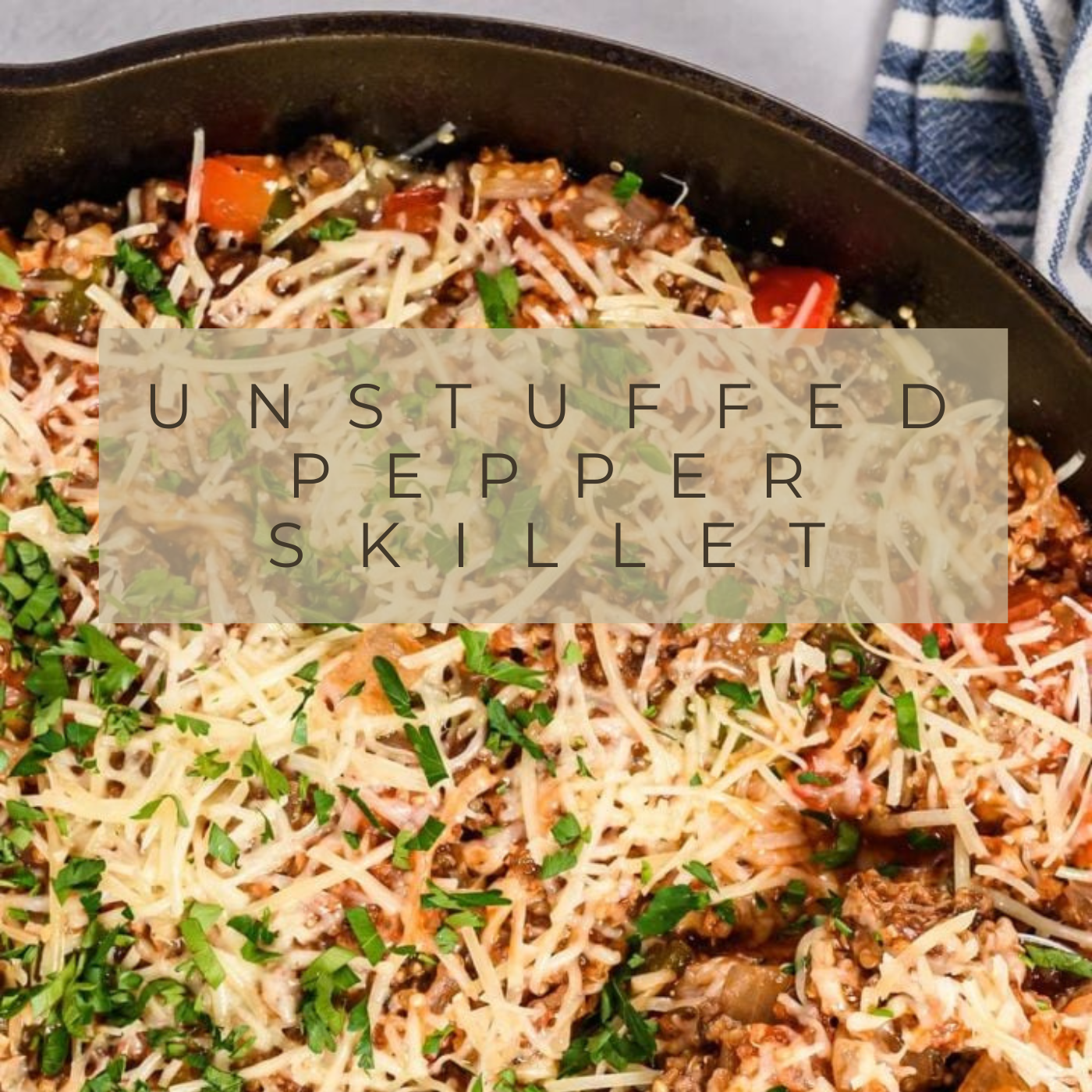 Unstuffed Pepper Skillet