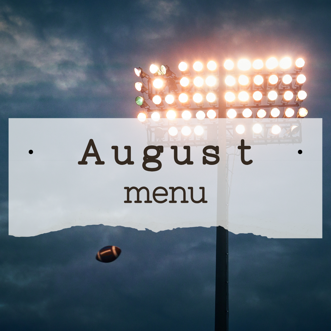 August Menu