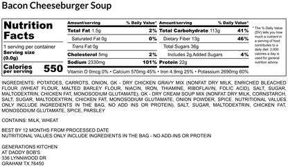 Bacon Cheeseburger Soup