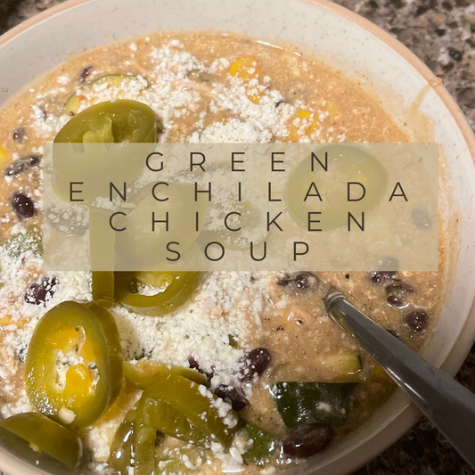 Green Chile Chicken Enchilada Soup