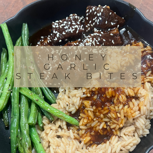 Honey Garlic Steak Bites