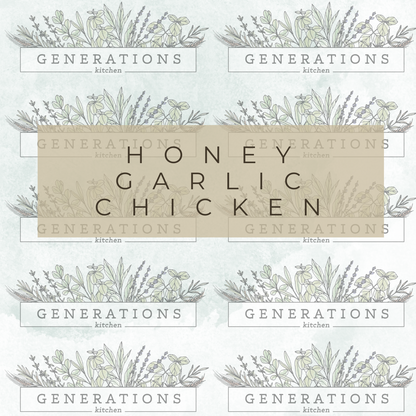 Honey Garlic Chicken or Pork