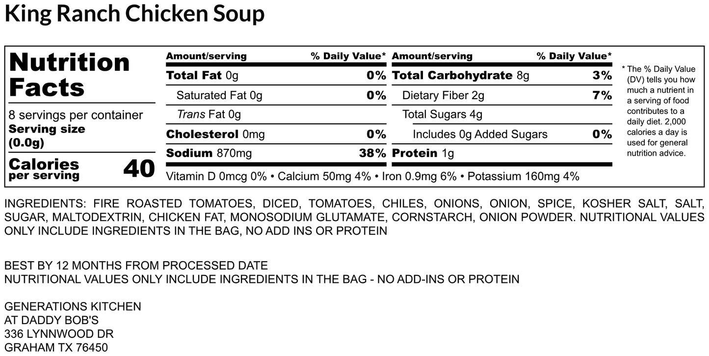 King Ranch Chicken Soup