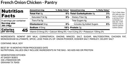 French Onion Chicken Dry Mix